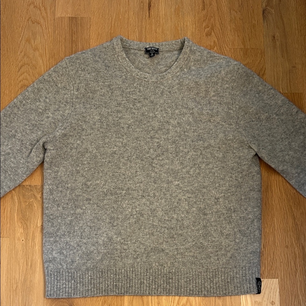 Todd Snyder Light Gray Crewneck Sweater